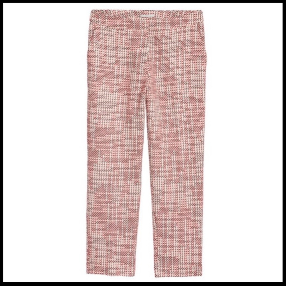 🄷&🄼 Skinny pants in jacquard-weave fabric size 8
